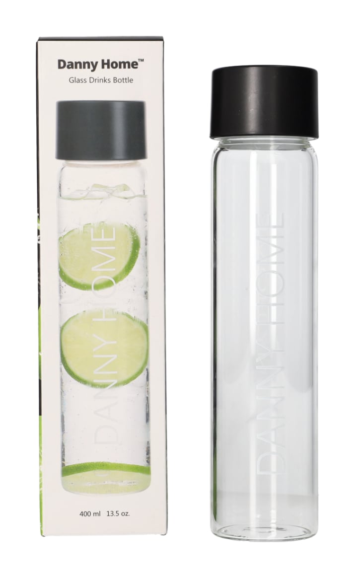 Glass Drinking Bottle 400ml - default