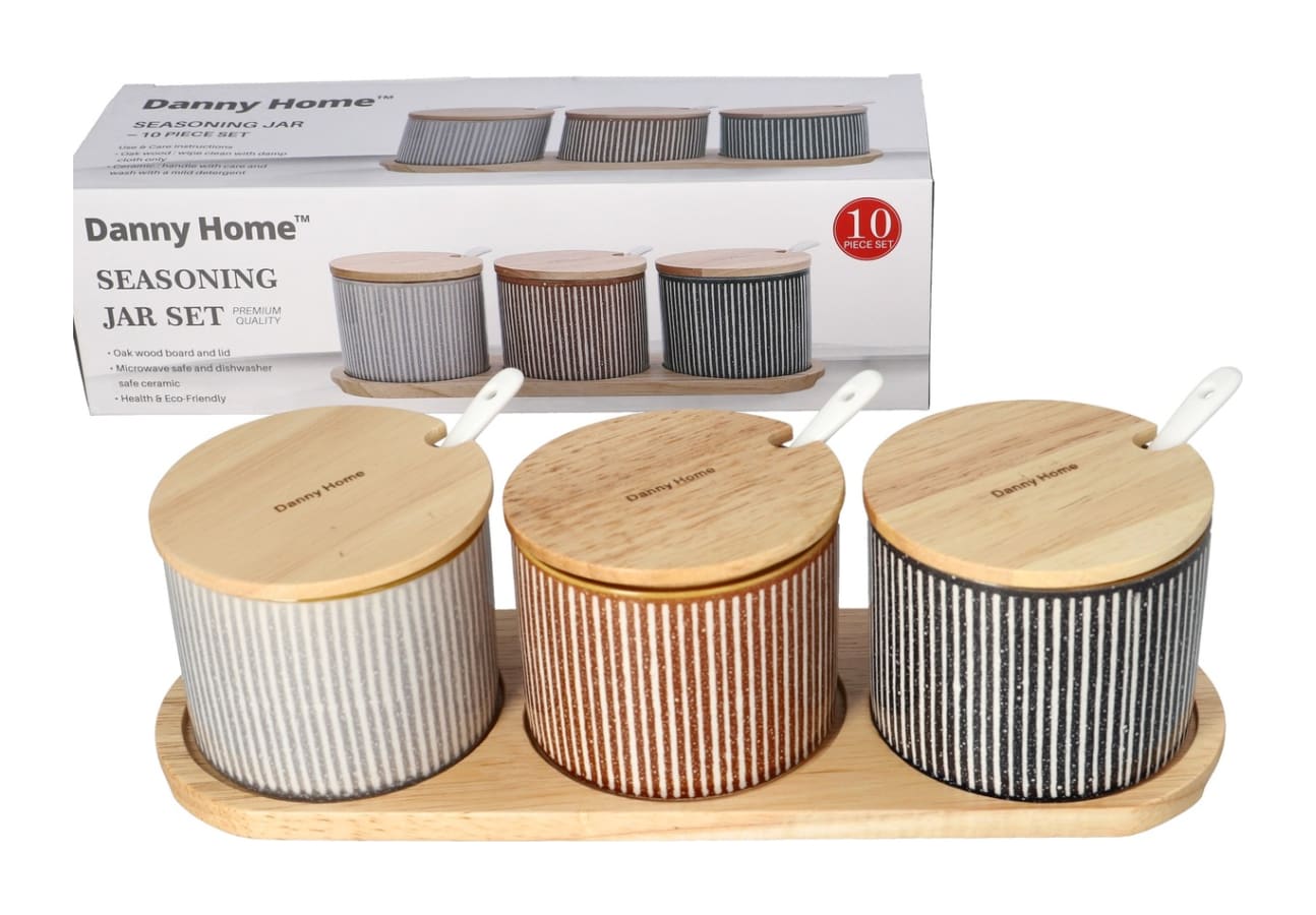 Seasoning Canister Set 10pcs - default