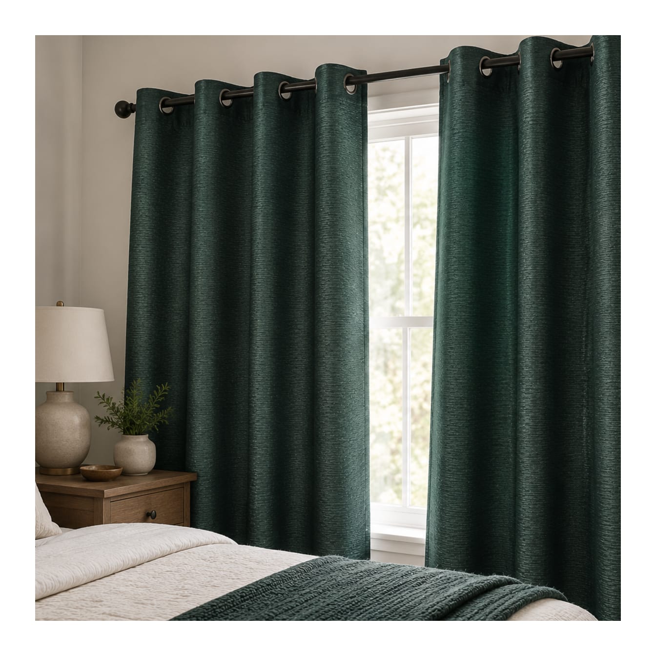 Blackout Window Curtain 130cm - default