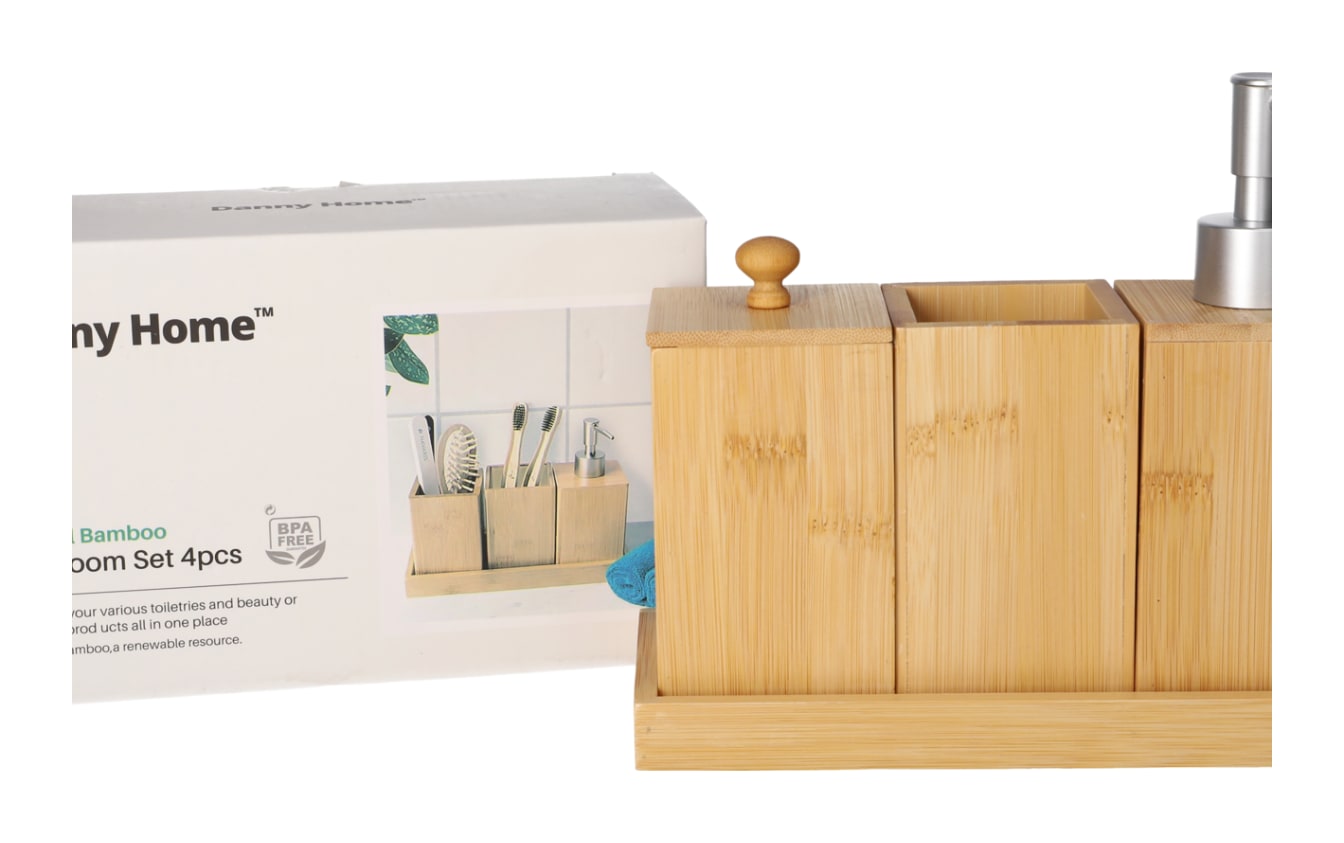 Bamboo Bathroom 4-Piece Set  - default