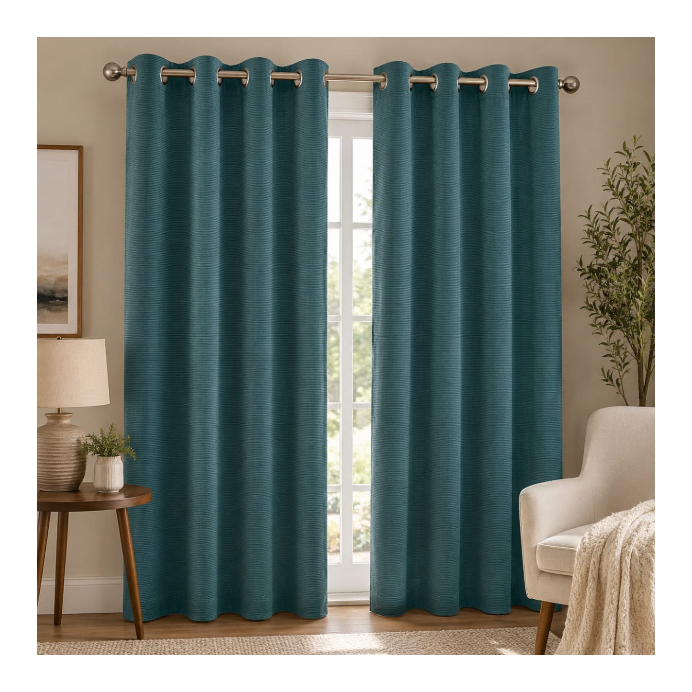 Blackout Window Curtain 130cm - default