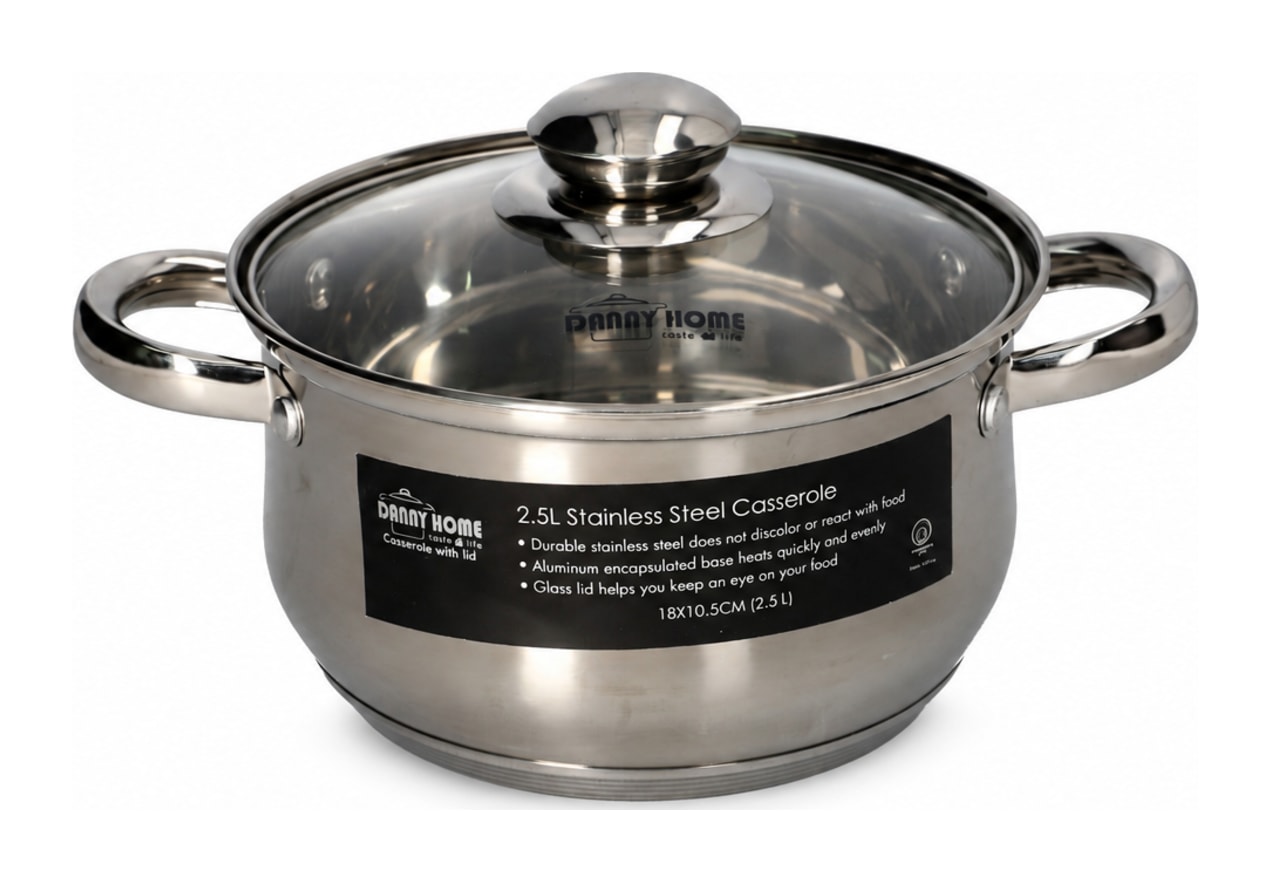 Casserole Pot &amp; Lid 2.5L - default