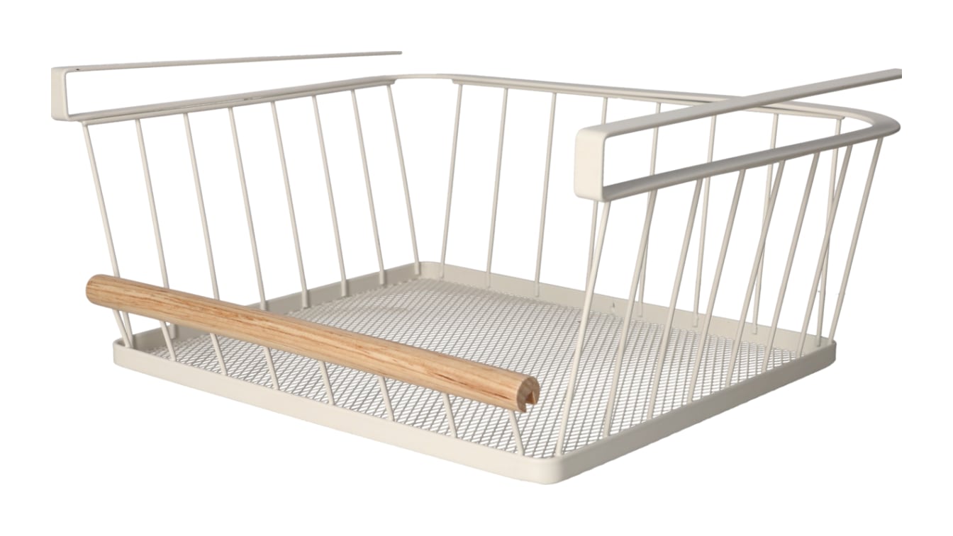 White Undershelf Basket 32cm - default
