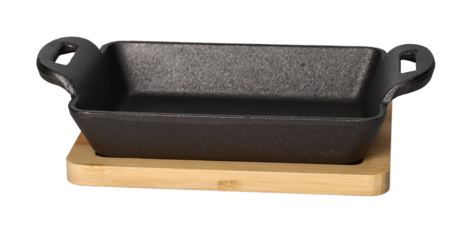  Sizzling Pan with Bamboo Base 19.4cm - default