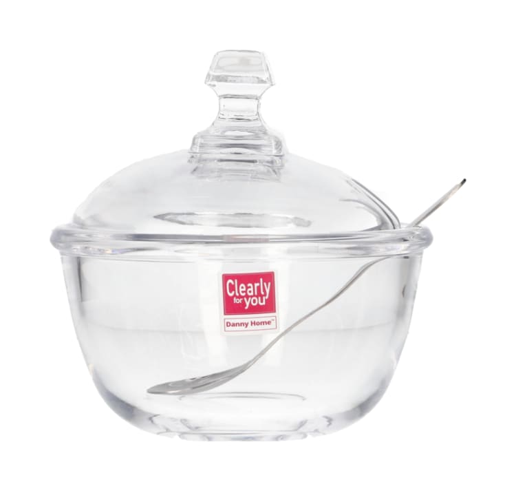 Glass Sugar Bowl Set 2pcs  - default