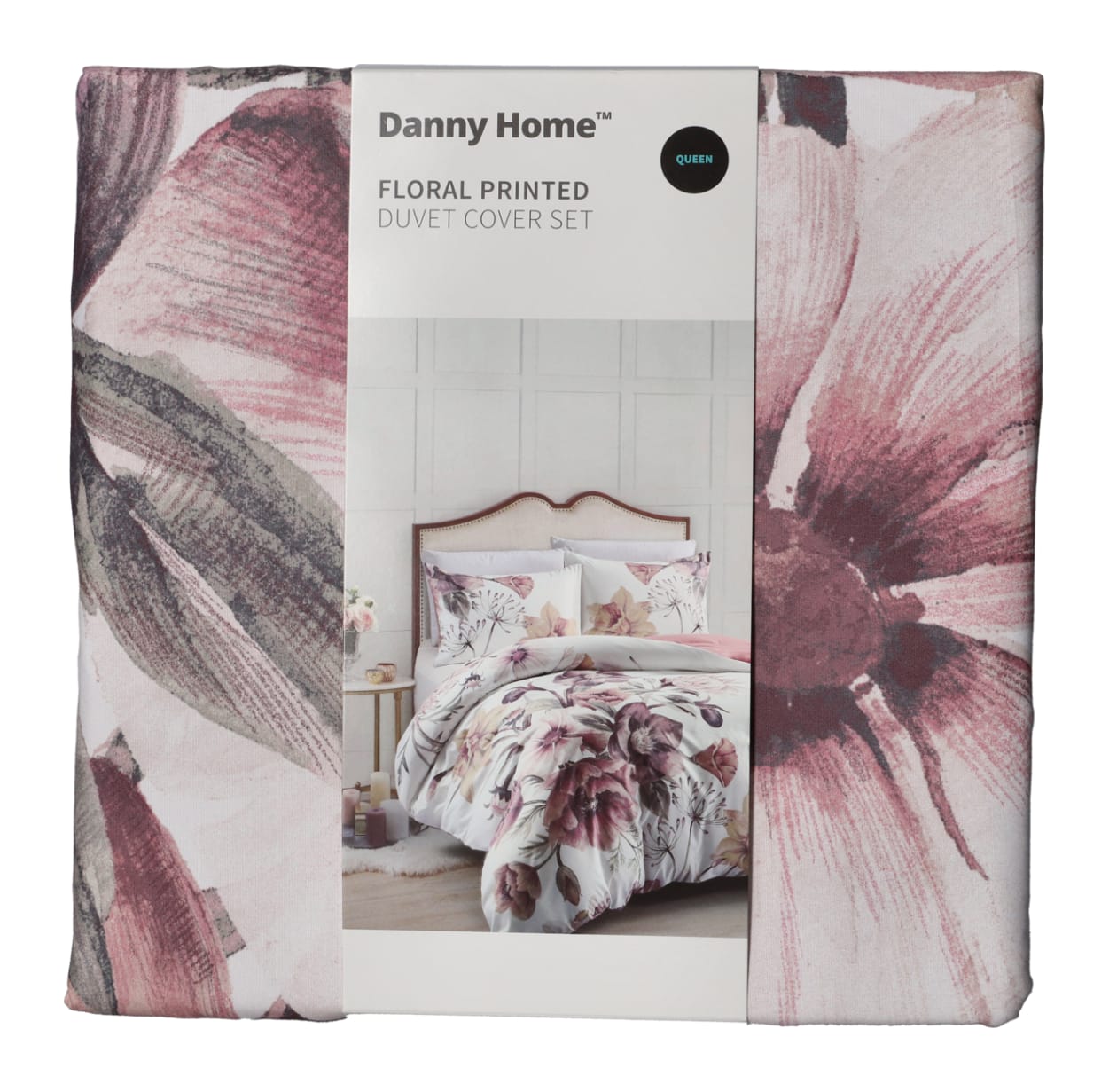 Polyester Queen Duvet Cover 3pcs Set - default