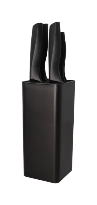 Black Knife Set 6Pcs  - default