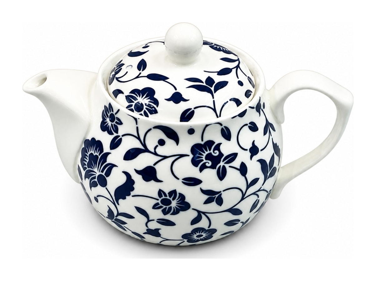 Floral Design Ceramic Teapot 500ml  - default