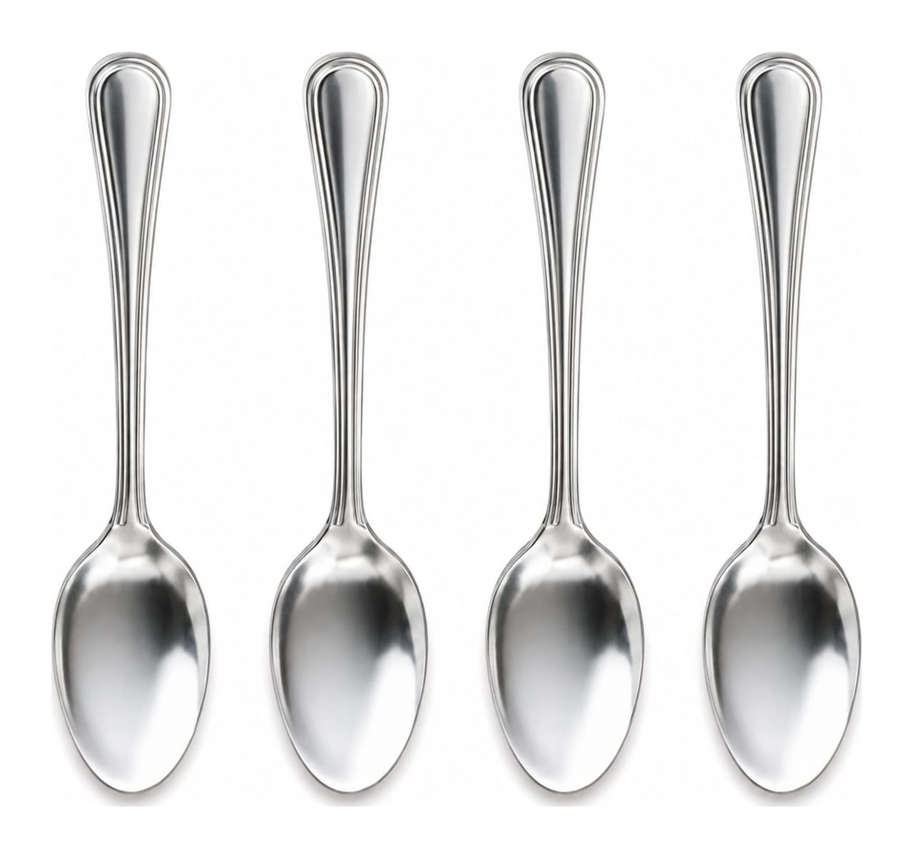 Silver Teaspoon 4Pcs - default