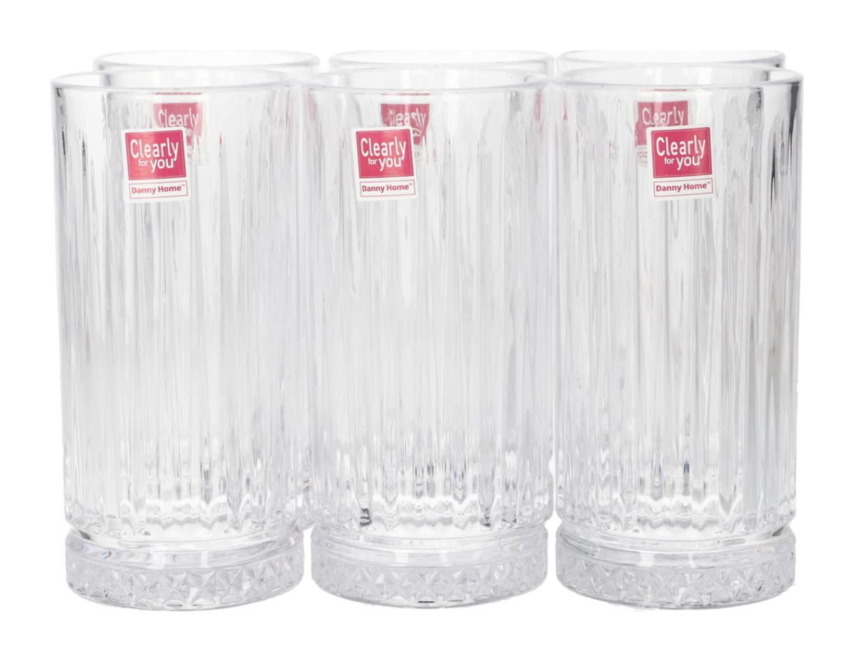 Tumbler Glass Cup Set 6pcs 285ml   - default