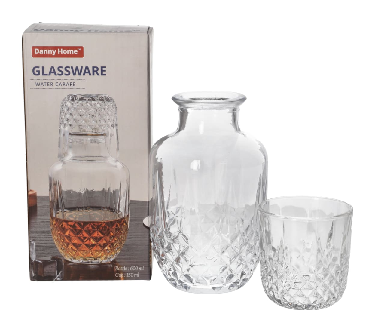 Whisky Carafe And Glass Set 2pcs 18.7cm - default