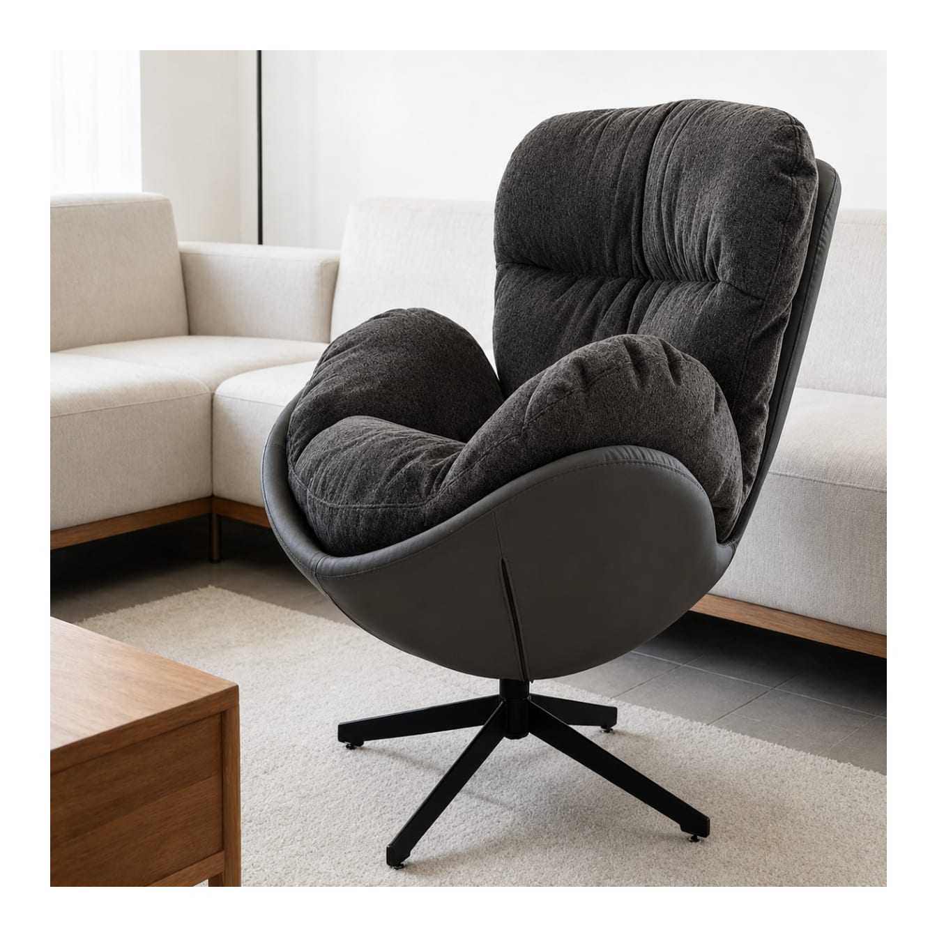 Swivel 360° Lounge Chair 87cm - default