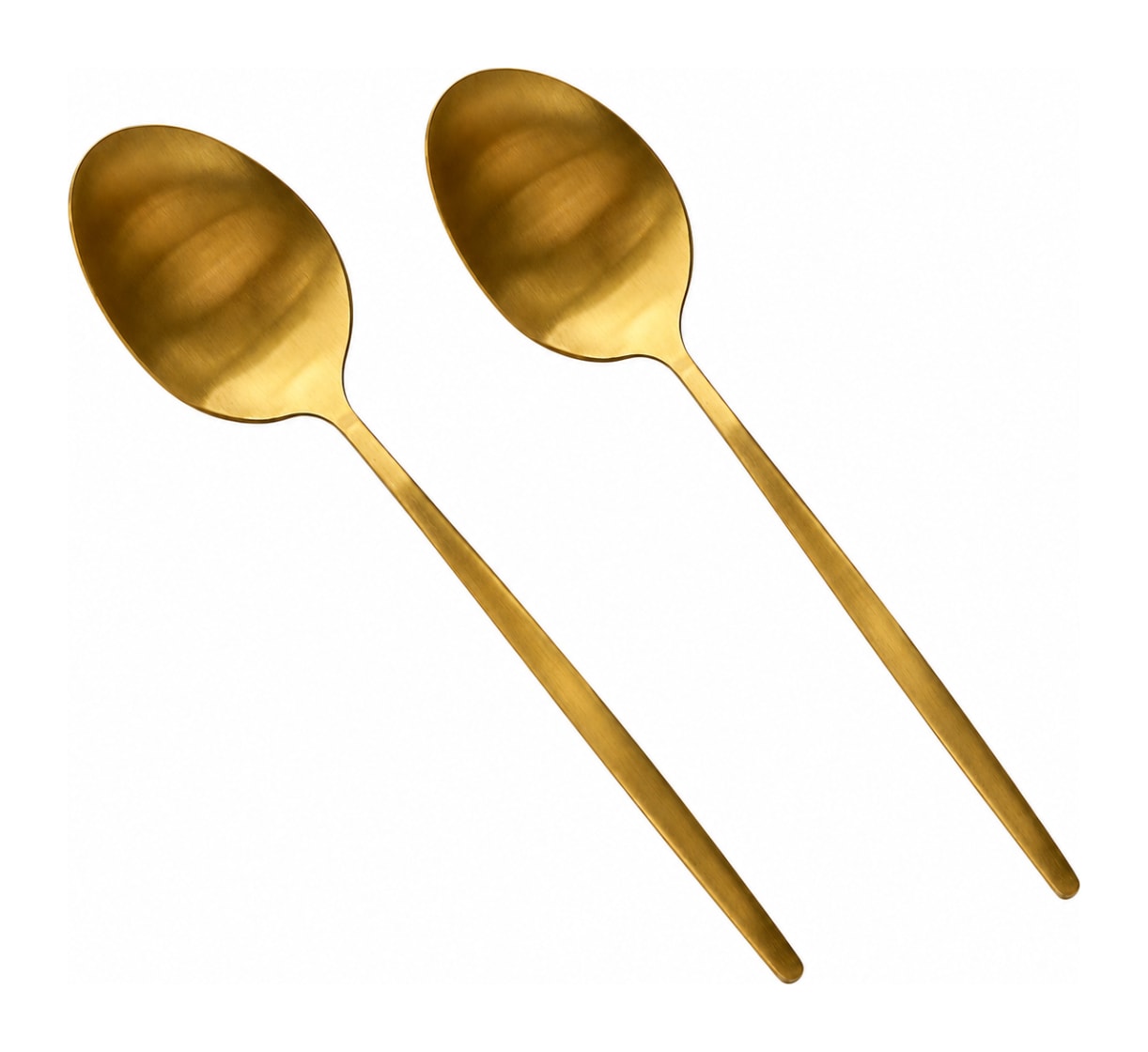 Gold Dinner Spoon 2Pcs 22cm - default