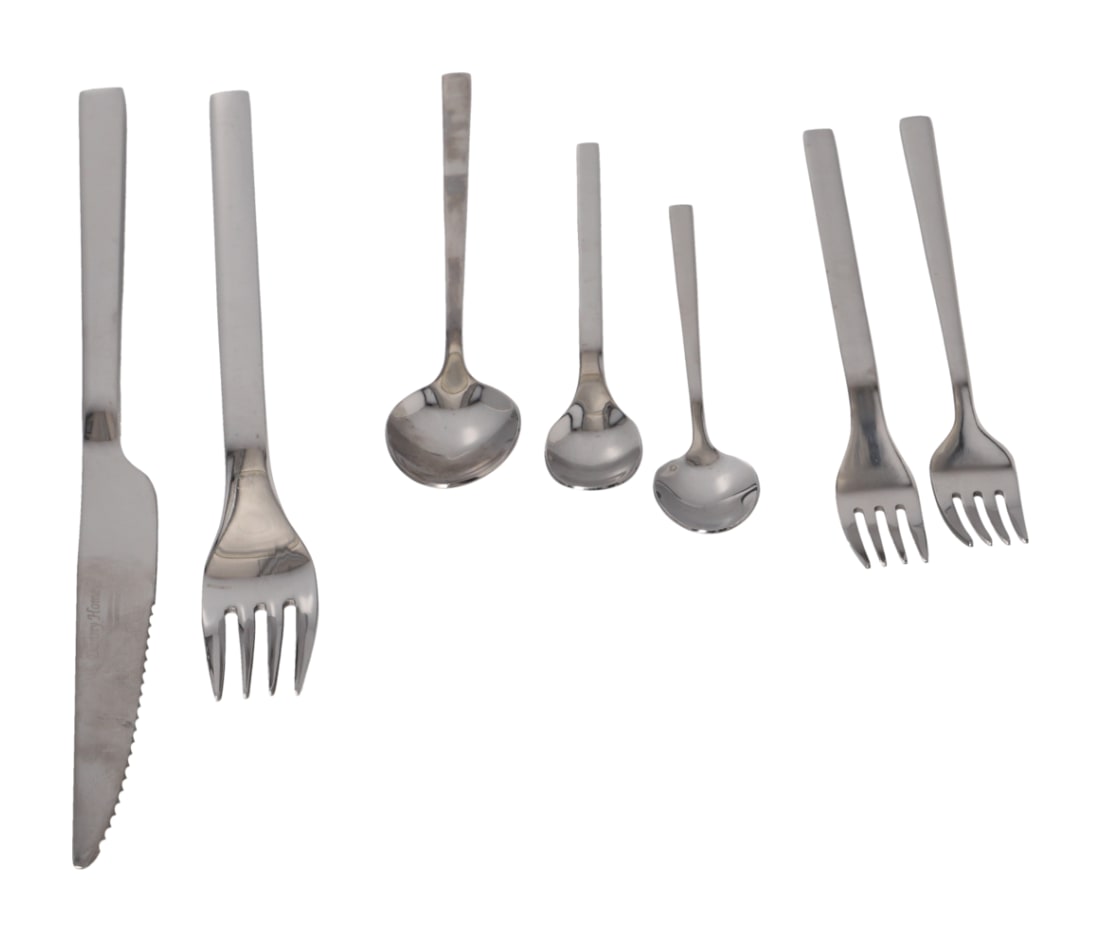 6Pcs Silver Dessert Fork 14.5cm - default