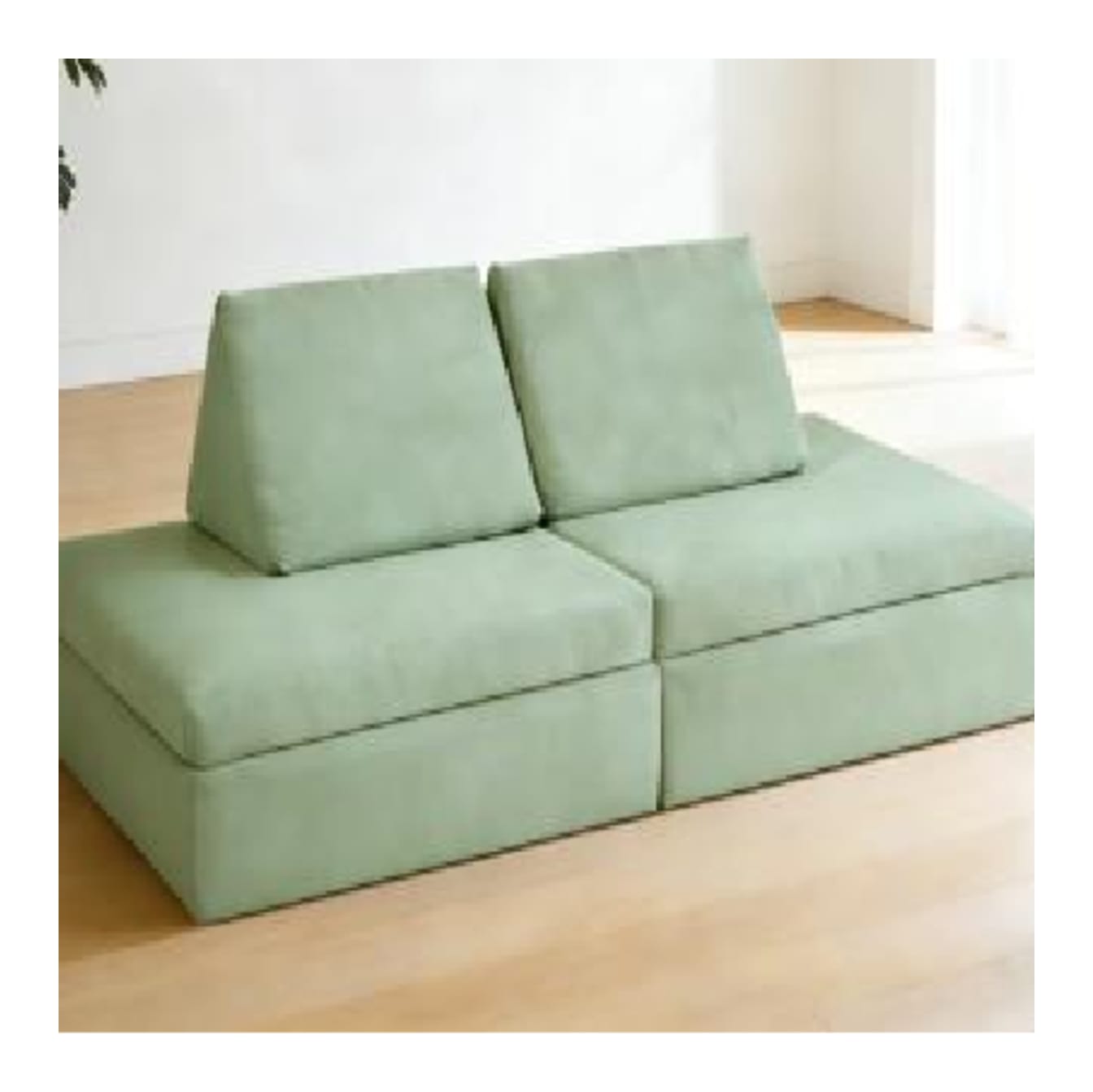 Green Compressed Modular Sofa Bed 150cm - default