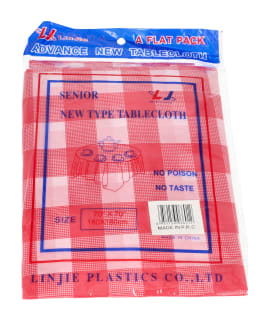 Plastic Picnic Table Cloth 