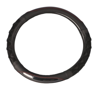 Black Steering Wheel Cover  - default