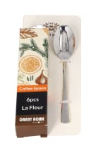 Silver &amp; Gold Stainless Steel Tea Spoon 6Pcs - default