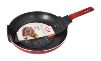 Shiny Red Non Stick Pan 26cm