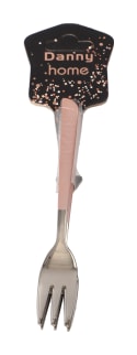 Rose Gold Dipped Dessert Spoon - default