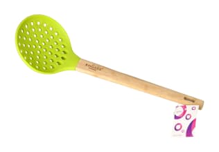 Silicone Spoon With Bamboo Handle - default