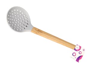 Silicone Spoon With Bamboo Handle - default