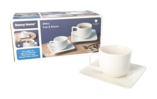 12Pcs Cup and Saucer Set 