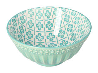 Bohemian Ceramic Soup Bowl 16cm