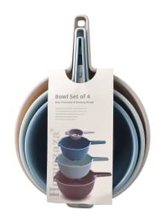 Nesting Bowl With Handles Set 4Pcs