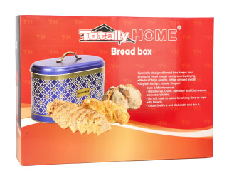 Oval Bread Box with Lid - default