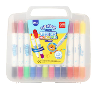 Water Colour Pens With Stamp