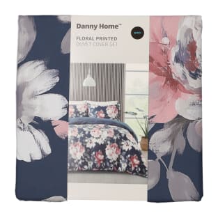 Floral Queen Duvet Cover Set  - default