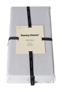 100% Cotton Double Fitted Sheet 140x200cm