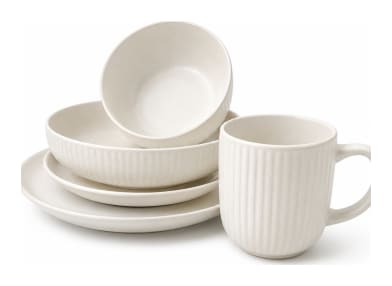 Cream Ceramic Cereal Bowl 6.25" - default