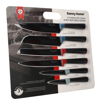 Multipurpose Kitchen Knife Set 6pcs