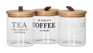 Glass Canister Set 3pcs 750ml - default