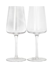 White Wine Glasses 2pcs 390ml 