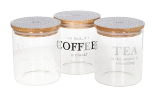 Glass Canister Set 3pcs 500ml - default