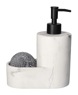 Poly Resin Soap Dispenser Set 15cm