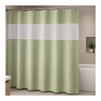 Splicing Shower Curtain 180cm