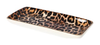 Leopard Design Serving Platter 18cm