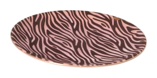 Zebra Print Dinner Plate 22cm - default