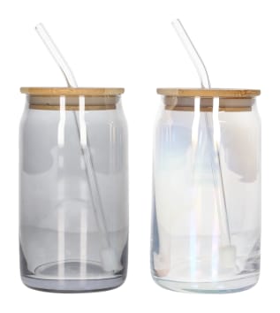Cola Drinking Glass Cup 2pcs 500ml