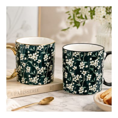 Porcelain Coffee Mug Set 2pcs 450ml
