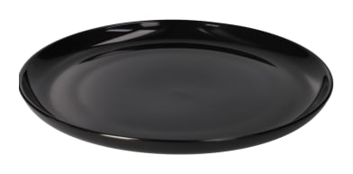 Black Glazed Dinner Plate 27.3cm
