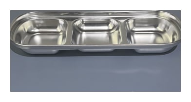 Stainless Steel Snack Tray 20.6cm - default