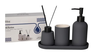 Ceramic Bathroom Accessory Set - default
