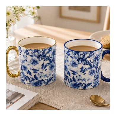 Porcelain Coffee Mug Set 2pcs 450ml