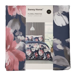 3Pcs King Floral Botanical Duvet Cover Set - default