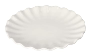 White Ceramic Dinner Plate 24.6cm